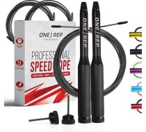 ONE REP Profesionāla Crossfit skriešanas virve Alumīnija ātruma skriešanas virve Fitnesa skriešanas virve ar lodīšu gultni un neslīdošo rokturi Jump Rope Skipping Rope Skriešanas virve Boksa sievietēm vīriešiem