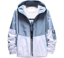 SRZYMJ Coat Vīriešu melna jaka Elpojoša pārejas jaka ar kapuci Āra jaka 3 in 1 Softshell jaka Stepēta veste Melna viegla funkcionāla jaka Parka Ziemas jaka Parka sporta jaka