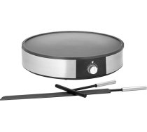 WMF Lono Crepes Maker (1600 W, Ø 33 cm, kreperis ar apgriezēju un mīklas sadalītāju, ar nelīpoša materiāla pārklājumu)