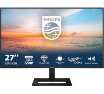 PHILIPS 27E1N1600AE - 27 Zoll QHD monitors, skārienjūtīgs (2560x1440, 100Hz, HDMI 1.4, USB-C (65W PD), USB hub), melns