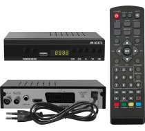 WEDETIAN HD DVB-T2 digitālais uztvērējs 2024 ar USB multivides atskaņotāju, H.265 HEVC FTA Full HD PVR, USB, HDMI, SCART, ciparu virszemes TV uztvērējs, Full HD 1080p augstas izšķirtspējas digitālais uztvērējs