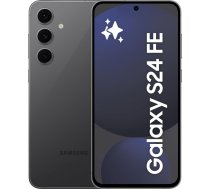 Samsung Galaxy S24 FE AI viedtālrunis bez līguma, AI mobilais tālrunis ar Android, 8 GB RAM, 128 GB atmiņa, 50 MP kamera, ilgs akumulatora darbības laiks, grafīts