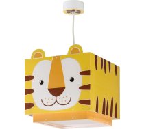 Dalber Lampa Bērnu istabas lampa, Bērnu lampa, Piekaramais gaismeklis, Griestu gaisma, Bērnu istaba, Little Tiger Animals, Dzeltena, 64562, E27
