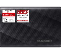 Samsung MU-PG2T0B/EU Portable SSD T9, 2TB, 2000MB/s nolasīšanai, 2000MB/s ierakstīšanai, USB 3.2 Gen.2x2, ārējais cietais disks profesionāliem lietotājiem, saderīgs ar Mac, PC, viedtālruņiem un 12K kamerām