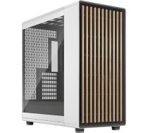 Fractal Design North XL Chalk White TG- iekļauti trīs 140 mm Aspect PWM ventilatori- C tipa USB- EATX gaisa plūsmas pilns pilns tornis datorspēļu spēļu korpuss