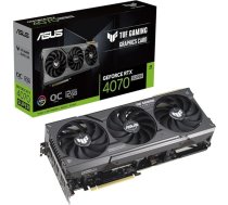 ASUS TUF Gaming GeForce RTX 4070 Super, 12GB GDDR6X OC Edition Grafiskā karte/TUF-RTX4070S-O12G-GAMING