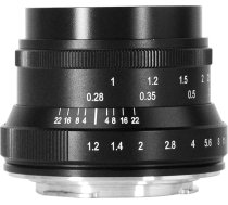 7artisans 35mm f1.2 Mark II APS-C lielākas diafragmas galvenais objektīvs, kas saderīgs ar Canon EOS-M1 EOS-M2 EOS-M3 M5 M5 M6 M10 M50