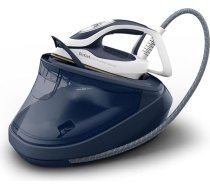 Tefal GV9720 Pro Express Ultimate Steam Iron Station | Jaudīgs 8 bāru spiediens | Pastāvīga tvaika izdalīšana: 170 g/min | Tvaika pastiprināšana: 590 g/min | Noņemams kaļķakmens savācējs | Īpaši kluss | Balts/zils