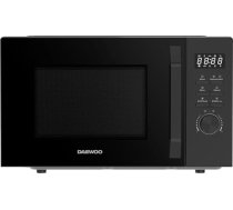 Daewoo MD-FC206SB Solo Mikroviļņu krāsns Solo Mikroviļņu krāsns 20L 700W jauda 8 automātiskās programmas 5 jaudas līmeņi taimeris melns