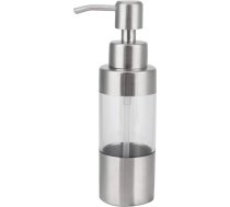 150ml ziepju dozatora pudele, caurspīdīga nerūsējošā tērauda ziepju dozatora pudeles sūkņa kosmētikas tvertnes turētājs virtuvei vai vannas istabai, birojam, viesnīcai