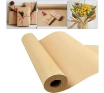 Kraftpapīra rullis (60 cm x 30 m) - 80 g/m² - universāls dāvanu iesaiņošanai, amatniecībai un dekorēšanai