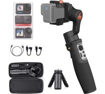 Hohem iSteady Pro 4 Action Camera Gimbal 3-Axis Splash-proof stabilizators GoPro Hero 13/12/11/10/9/8/7/6/5/4/3, DJI OSMO Action, Insta360 ONE R, Sony RX0, ātra montāža, 14H darbības laiks