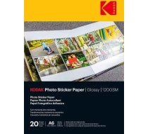 Kodak Photo Sticker Paper Gloss 120gsm A6x20 (3510652)