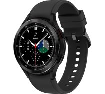 Samsung Galaxy Watch4 Classic, apaДјЕЎ Bluetooth viedpulkstenis, Wear OS, rotД“joЕЎa apmale, fitnesa pulkstenis, fitnesa sekotДЃjs, 46 mm, melns (vДЃcu versija)
