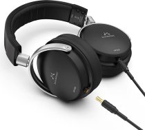 SoundMAGIC HP1000 vadu austiņas, HiFi Stereo profesionālās augstākās klases austiņas, trokšņu izolācija, īpaši skaidra un plaša skaņas platforma ar noņemamu kabeli, melnas krāsas
