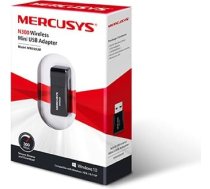 Tīkla karte mercusys mw300um mini wifi n300 usb 2.0
