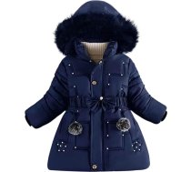 Pūka jaka Meiteņu ziemas jaka Bērnu ziemas jaka Bērnu ziemas jaka ar rāvējslēdzēja kabatu Plain Hooded jaka Warm Down Coat vējdrošs stepēts jaka Modes ziemas bērnu jaka Casual āra jaka Hood