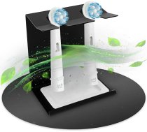Zobu birstes turētājs izgatavots no 100% nerūsējošā tērauda - zobu birstes turētājs ar savākšanas paliktni Oral B, iO, Philips un daudz kam citam - zobu birstes galviņas turētājs - birstes turētājs - birstes turētājs