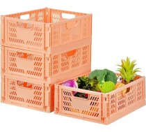 Plauktu grozi Komplekts no 4 plastmasas uzglabāšanas kastēm Salokāmas uzglabāšanas kastes Virtuves atvilktņu ieliktņi Saliekami plauktu grozi Uzglabāšanas kastes Transportēšanas kastes Skapja konteineru kastes Mājas birojs Guļamistaba Rozā