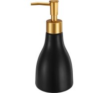 QUARKZMAN 1 x 9,5 oz ziepju dozators roku un skalošanas ziepju dozators mazgāšanas šķidruma losjona dozators ar sūkni virtuves dekoram izlietnei vannas istabai marmora raksts matēts melns