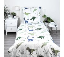 Bērnu gultas veļas komplekts 2 gabalu sega Pārsega divpusējā gultas veļa 135 x 200 cm 80 x 80 cm Kokvilna Bērnu gultas veļa Oeko-Tex Vācijas standarta izmērs (Dino Dinozaurs)