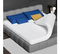 Matrača pārvalks 90 x 200 cm Memory Foam - ērts matrača pārvalks ar 5 cm Visco putu ergonomisku atbalstu Box Spring gultai Motorhome dīvāna gultai Neslīdošas lentes CertiPUR-US Oeko-Tex