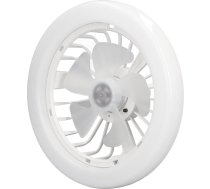 Focket 10 collu griestu ventilators ar gaismu, E27 tālvadības pults, dimmable LED griestu ventilatora gaisma ar taimeri, zema profila ventilators, kluss ventilators guļamistabai, virtuvei, ēdamistabai