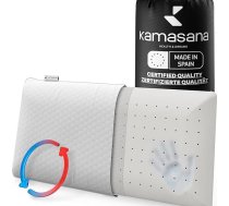 Atvēsinošs kakla atbalsta spilvens 40 x 60 cm Elpojošs ergonomisks spilvens Kakla sāpes Ortopēdiskais spilvens Atmiņas putas Ilgāks kalpošanas laiks Dzesēšanas tehnoloģija Ražots Spānijā Balts