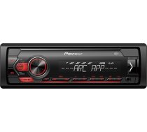 Pioneer MVH-S220DAB 1DIN autoradio ar RDS un DAB+, sarkans, USB MP3, WMA, WAV, FLAC, AUX ieeja, Android atbalsts, iPhone vadība, ARC lietotne