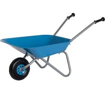 Rolly Toys metāla ķerra sudraba/zilā krāsā (no 2,5 gadiem, bērnu ķerra, metāla trauks, plastmasas rokturi, maks. Līdz 25 kg.