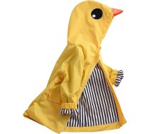 Miyanuby Toddler bērnu zēnu zēni meitenes apģērbs apģērbs apģērbs mētelis karikatūra viegls Hoodie Zip āra bērnu lietusmēteļa vējjakas jaka