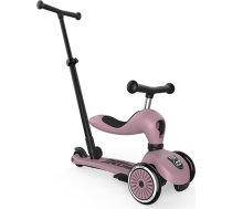 Scoot & Ride Highwaykick 1 Push and Go Kickboard ar sēdekli Bērnu skrejritenis 2-in-1 līdzsvara velosipēds ar rokturi no 1 2 gadiem aug kopā ar bērnu Augstums regulējams bez instrumentiem