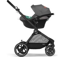 CYBEX Gold EOS 2-in-1 bērnu ratiņi ar Aton B2 i-Size bērnu sēdeklīti un bērnu sēdeklīša adapteri, ceļojumu sistēma, no dzimšanas līdz 22 kg (aptuveni 4 gadi), Lava Grey (pelēks)