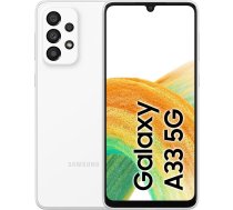 Samsung Galaxy A33 5G viedtālrunis Dual SIM Android viedtālrunis Mobilais tālrunis 6 GB RAM 128 GB atmiņa Awesome White