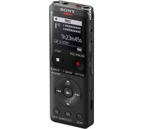 Sony ICD-UX570B Digitālais diktofons ar OLED displeju, 4 GB atmiņas, Micro SD, melns