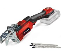 Einhell akumulatora zāģis GE-GS 18/150 Li-Solo Power X-Change (18 V, 100 mm, maks. Griešanas biezums 20 mm, pacelšanas augstums 20 mm, noņemams zaru kronšteins, iekļauts 2 x zāģa asmens, bez akumulatora)