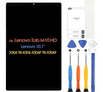 ARSSLY LCD displejs für Lenovo Tab M10 HD, LCD Bildschirm Ersatz Kits für Lenovo Tab M10 HD 10.1 Zoll X306 TB-X306 X306F TB-X306F Touchscreen Digitizer Glas Panel mit Reparaturwerkzeug