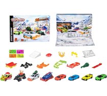 Majorette - Adventes kalendārs - 24 logi - 8 transportlīdzekļi ar 5 ekskluzīviem transportlīdzekļiem - aksesuāri - no 3 gadiem - 212051026