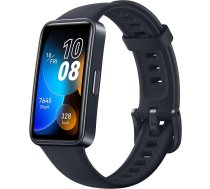 HUAWEI Band 8 viedpulkstenis, īpaši plakans dizains, miega uzskaite, 2 nedēļu akumulatora darbības laiks, veselības un fitnesa sekotājs, saderīgs ar Android un iOS, vācu versija, pusnakts melns