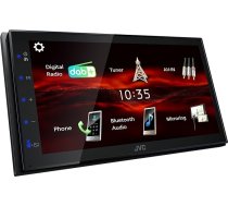 JVC KW-M180DBT - 17,3 cm (6,8 collu) digitālais multivides AV uztvērējs ar ātru palaišanu un Android USB spoguļattēlu (4 x 45 W, DSP, DAB+/FM, BT, 3x Pre-Out 2V, USB, iPod/iPhone vadība)