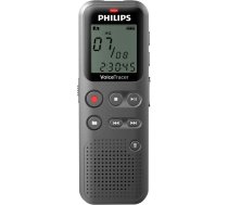 Philips DVT1110 Digitālais diktofons piezīmju, ideju un domu ierakstīšanai ceļā, 4 GB, USB ports, sudraba krāsā