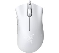 Razer DeathAdder Essential Gaming Mouse Optiskais sensors 6400 DPI 5 programmējamas pogas Mehāniskie slēdži Gumijoti rokturi Mercury White