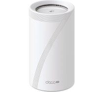 TP-Link Deco BE65-5G LTE WLAN maršrutētājs, 5G maršrutētāja SIM karte, trīsjoslu WiFi, 3 x 2,5 Gb/s porti, 320 MHz kanāli, tikai ar lietotņu pārvaldību, bez tīmekļa pārvaldības lapas