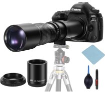 JINTU telefoto objektīvs priekš Canon EOS EF T8i T7 T7i T6 SL3 SL2 4000D 2000D 850D 90D 80D 77D 70D 5D4 1200D Nikon D5600 D5555 00 D5. 200 D3100 D3100 D33 400 D90 D5200 D7500