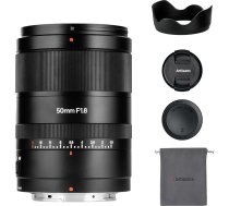 7artisans AutoFocus 50mm F1.8 pilna kadra objektД«vs, F1.8 liels atvД“rums, atbalsta automДЃtisko/manuДЃlo atvД“rumu un sejas/acs noteikЕЎanu, saderД«gs ar Nikon Z5 Z6 Z6 Z7 Z6II Z7II Z9 u.c. Melns