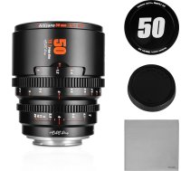 7artisans 50 mm T2.1 kino objektД«vs S35 kadrs, saderД«gs ar Fuji X-Mount, priekЕЎ FUJIFILM X-S20/X-T5/X-H2/X-T4/X-H2S/X-T3/X-S10 (melns)