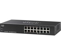 Cisco Small Business SG110-16HP - tīkla komutatori (IEEE 802.1p, IEEE 802.3, IEEE 802.3ab, IEEE 802.3af, IEEE 802.3az, IEEE 802.3u, IEEE 802.3x, L2, Gigabit Ethernet (10/100/1000), melns, 50/60 Hz, 0 - 40 °C)