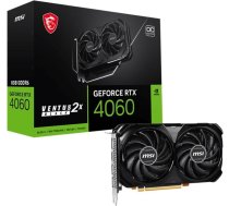 Grafiskā karte geforce rtx 4060 ventus 2x black oc 8gb gddr6 128bit