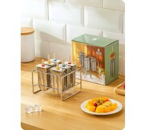 Baffect nerūsējošā tērauda popsicle veidne ar nūjiņu turētāju saldējuma veidņu komplekts 6 gab.