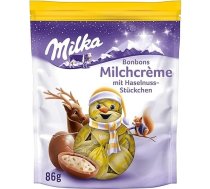 Milka Sweets piena krēms 1 x 86 g I Ziemassvētku šokolādes vienpakete I Adventes kalendāra šokolāde I Saldumi Ziemassvētkiem Izgatavots no 100% Alpu piena šokolādes